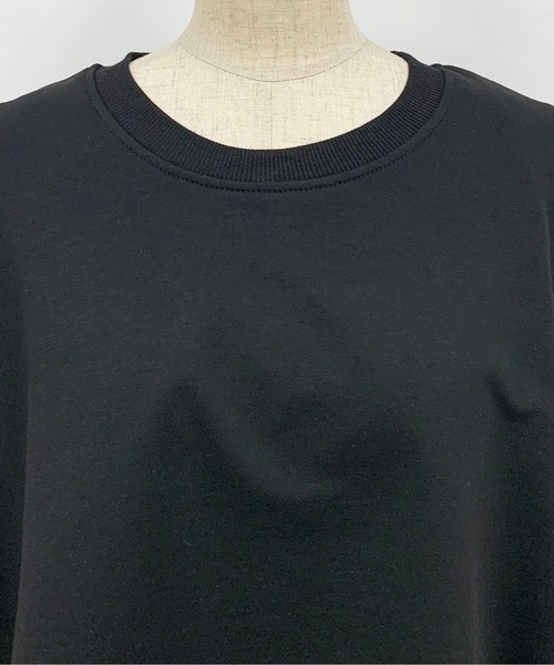 PICCIN(ピッチン)の「レイヤードプルオーバー(Tシャツ/カットソー・レディース・ライトグレー/ブラック・M)」の20枚目の写真