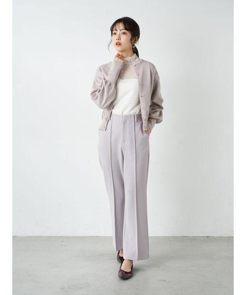 earth music&ecology(アースミュージックアンドエコロジー)の「小花レースハイネックプルオーバー *(その他トップス・レディース・ホワイト/ブラック/ベージュ・S/M)」の21枚目の写真