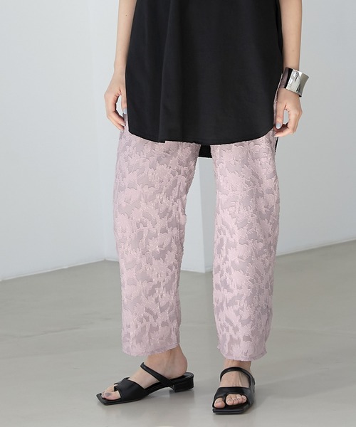 EMMA(EMMA CLOTHES)(エマ)の「【EMMA】シアージャガードストレートパンツ(その他パンツ・レディース・ブラック/ネイビー/ラベンダー/ホワイト系その他・FREE)」の21枚目の写真