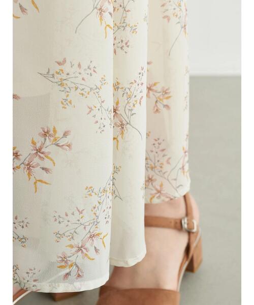 earth music&ecology(アースミュージックアンドエコロジー)の「ふんわりシフォンワンピース *(ワンピース・レディース・ブラック/ライトカーキ/ベージュ系その他3/その他・FREE)」の8枚目の写真