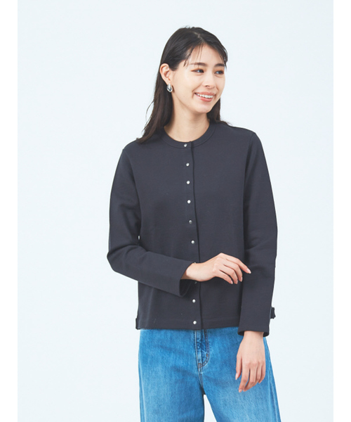 collex（コレックス）の「シルケット裏毛カーディガン