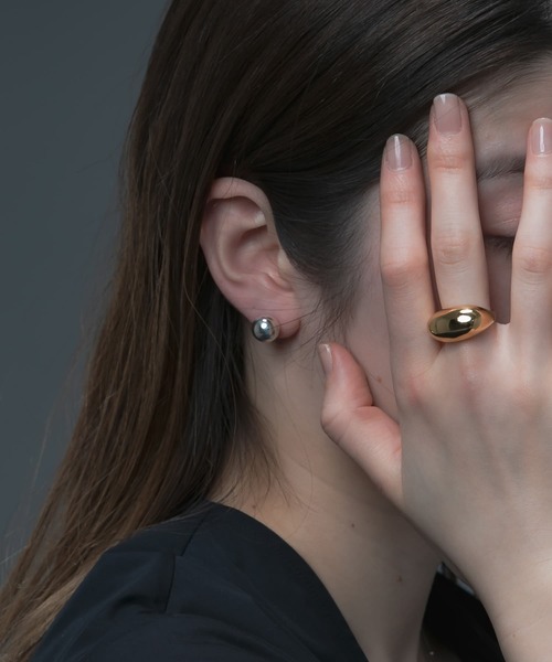 URBAN RESEARCH（アーバンリサーチ）の「decor　Squareplump Ring（リング・レディース・ゴールド・11/9）」の5枚目の写真