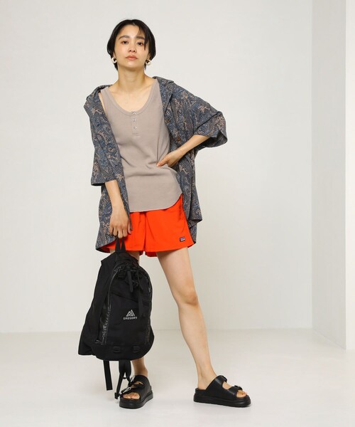 FREAK'S STORE（フリークスストア）の「ワッフル2WAYタンクトップ（タンクトップ・レディース・ホワイト/その他13/ベージュ/レンガ/ブラック・ﾌﾘ-）」の17枚目の写真