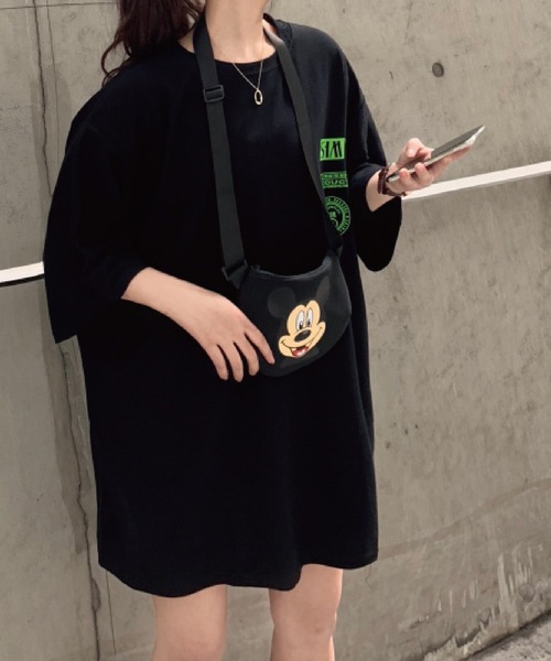 meJane（ミージェーン）の「バックロゴプリントルーズTシャツ【ZOZOTOWN限定】（Tシャツ/カットソー・レディース・ブラック/霜降りグレー・FREE）」の3枚目の写真