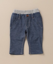 ニットデニム7分丈パンツ