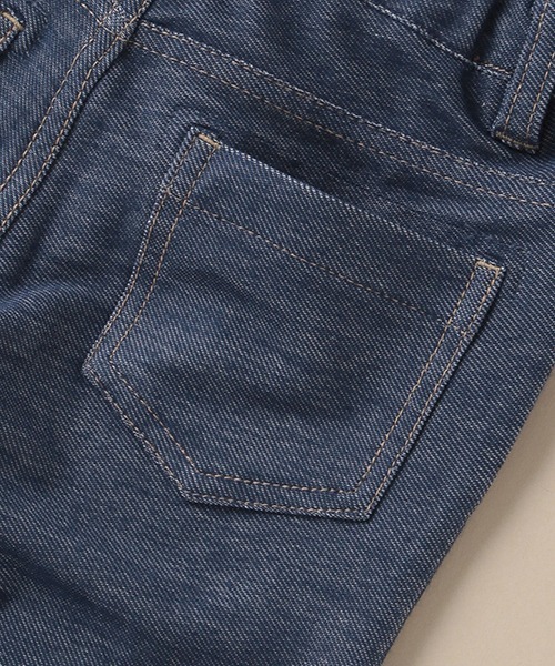 Love&Peace&Money（ラブアンドピースアンドマネー）の「ニットデニム7分丈パンツ（デニムパンツ・キッズ・ブルー・100cm/90cm/120cm/130cm/110cm/80ｃｍ）」の6枚目の写真