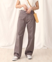 (Emma)セミワイドストレートパンツ