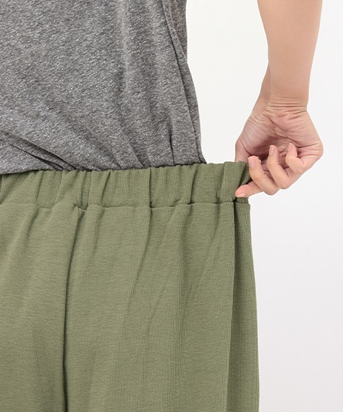 チチカカ（チチカカ）の「リブｘマチ柄ワイドパンツ（その他パンツ・レディース・ブラック/ベージュ/カーキ・FREE）」の16枚目の写真