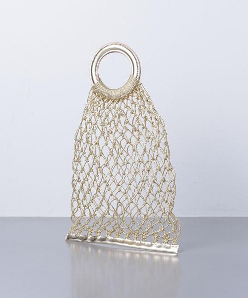 UNITED ARROWS（ユナイテッドアローズ）の「UWSC メタリック メッシュ バッグ◆（ハンドバッグ・レディース・シルバー/ゴールド・FREE）」の3枚目の写真
