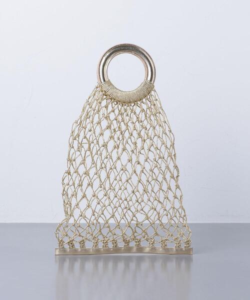 UNITED ARROWS（ユナイテッドアローズ）の「UWSC メタリック メッシュ バッグ◆（ハンドバッグ・レディース・シルバー/ゴールド・FREE）」の5枚目の写真