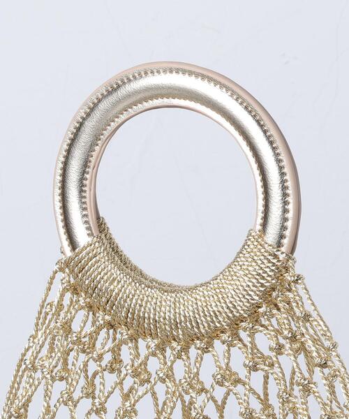 UNITED ARROWS（ユナイテッドアローズ）の「UWSC メタリック メッシュ バッグ◆（ハンドバッグ・レディース・シルバー/ゴールド・FREE）」の6枚目の写真