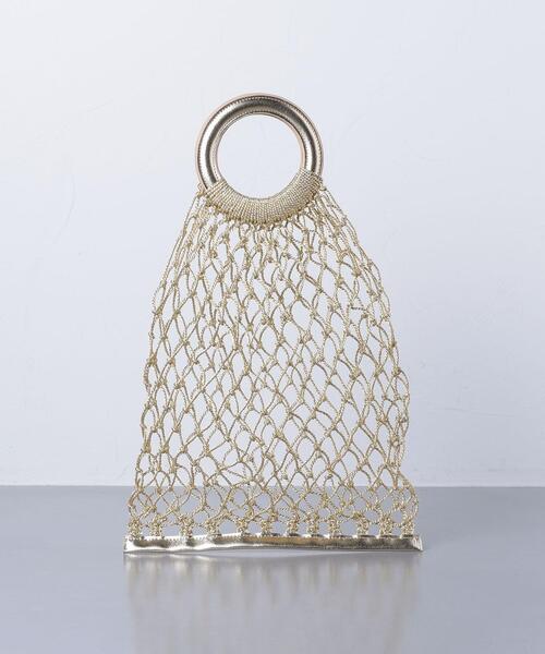 UNITED ARROWS（ユナイテッドアローズ）の「UWSC メタリック メッシュ バッグ◆（ハンドバッグ・レディース・シルバー/ゴールド・FREE）」の12枚目の写真