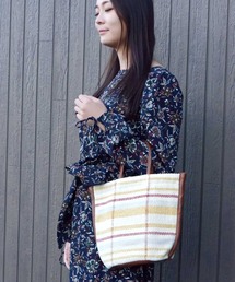 Lilas Campbell | Lilas Campbell TOTOBAG TONECHECK(トートバッグ)
