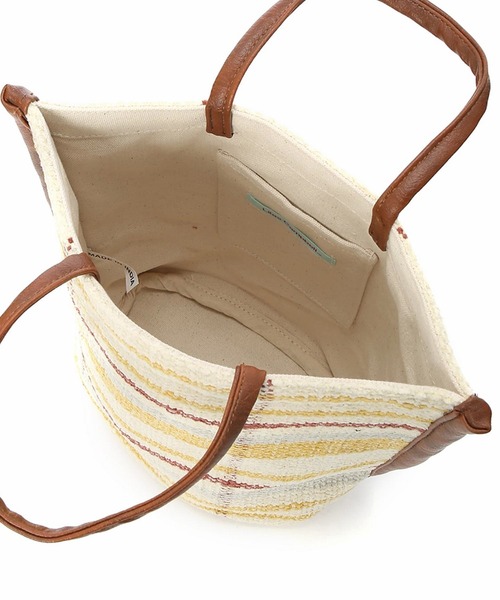 Lilas Campbell（リラキャンベル）の「Lilas Campbell　TOTOBAG TONECHECK（トートバッグ・レディース・ブラウン・FREE）」の7枚目の写真