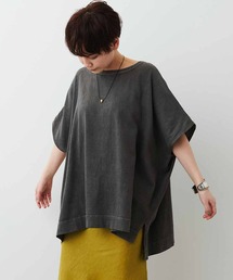 MEDE19F 製品染めポンチョTシャツ