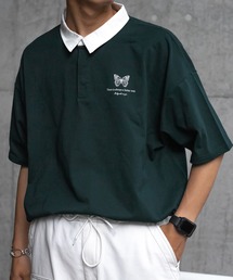 Perushu | バタフライプリントラガーシャツ(Tシャツ/カットソー)