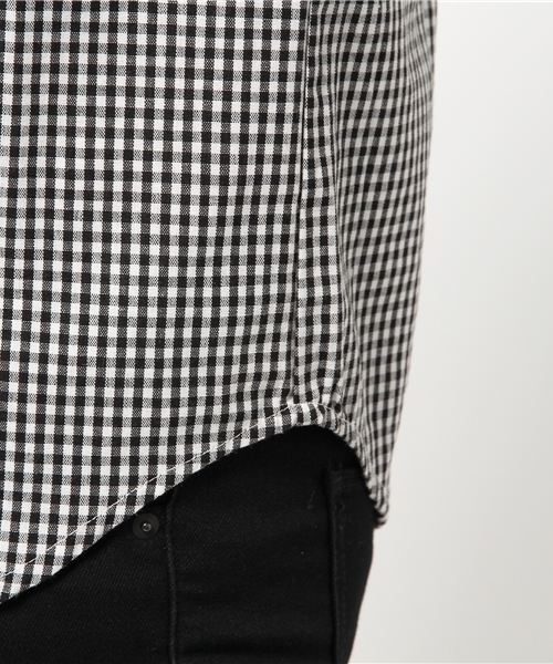 WEGO（ウィゴー）の「WEGO/ベーシックシャツ（シャツ/ブラウス・レディース・ホワイト/ブラック/サックスブルー/ブルー系その他/レッド系その他/トリコロール・FREE）」の13枚目の写真