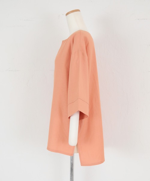 titivate（ティティベイト）の「ボックスシルエットキーネックブラウス（シャツ/ブラウス・レディース・ピンク/ライトグリーン/ブラック/オフホワイト・M/S）」の18枚目の写真