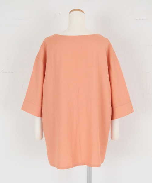 titivate（ティティベイト）の「ボックスシルエットキーネックブラウス（シャツ/ブラウス・レディース・ピンク/ライトグリーン/ブラック/オフホワイト・M/S）」の16枚目の写真