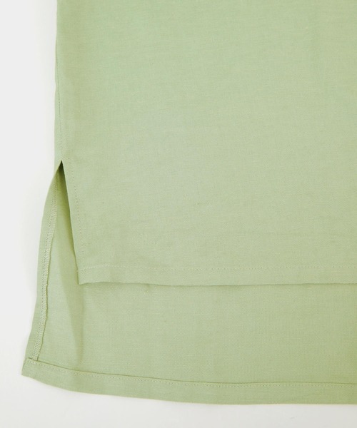 titivate（ティティベイト）の「ボックスシルエットキーネックブラウス（シャツ/ブラウス・レディース・ピンク/ライトグリーン/ブラック/オフホワイト・M/S）」の7枚目の写真