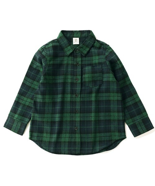 devirock（デビロック）の「ネルシャツ（シャツ/ブラウス・キッズ・ブラック/ダークブラウン/ネイビー/ブラウン/ブラック系その他/ブラウン系その他/ブラウン系その他2/グリーン/レッド・100cm/120cm/130cm/140cm/150cm/160cm/110cm/90cm/80ｃｍ）」の21枚目の写真