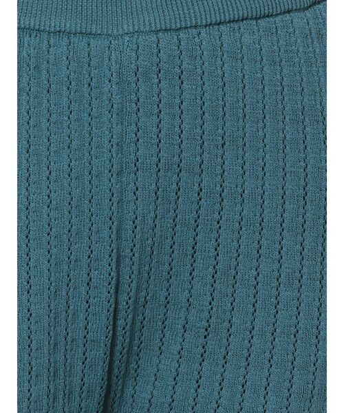 MURUA（ムルーア）の「クロシェセミフレアニットパンツ（スウェットパンツ・レディース・ホワイト/ブラック/ブルー・FREE）」の20枚目の写真