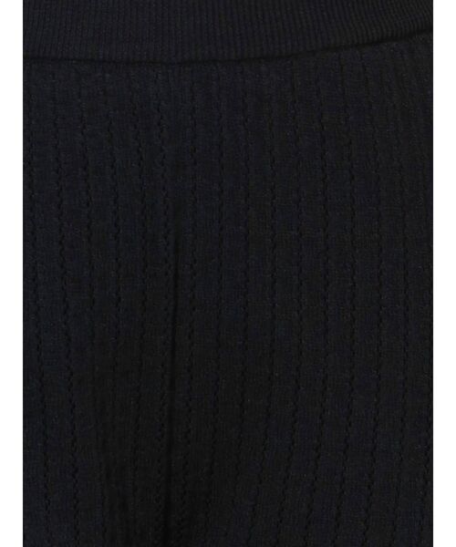 MURUA（ムルーア）の「クロシェセミフレアニットパンツ（スウェットパンツ・レディース・ホワイト/ブラック/ブルー・FREE）」の19枚目の写真