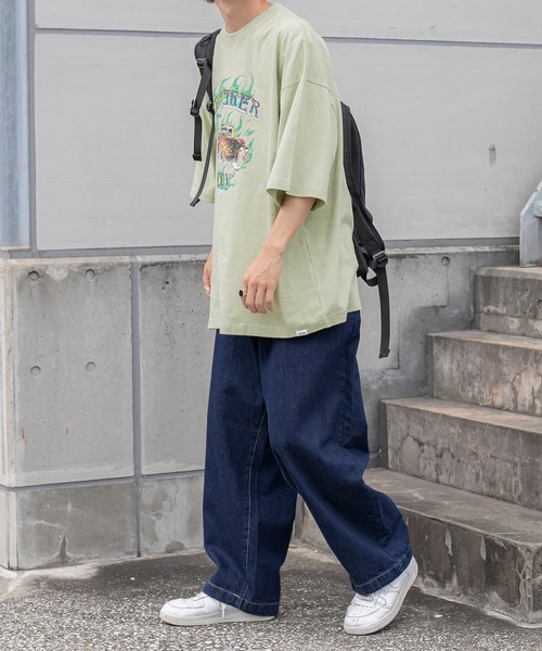 Perushu（ペルーシュ）の「デザインペインターデニムパンツ（その他パンツ・メンズ・ライトブルー/インディゴブルー・SMALL/MEDIUM/LARGE）」の10枚目の写真