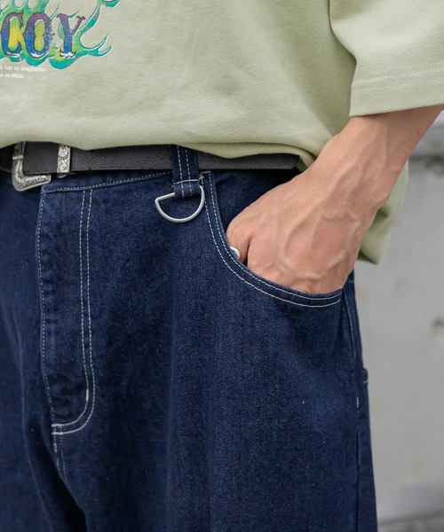 Perushu（ペルーシュ）の「デザインペインターデニムパンツ（その他パンツ・メンズ・ライトブルー/インディゴブルー・SMALL/MEDIUM/LARGE）」の18枚目の写真