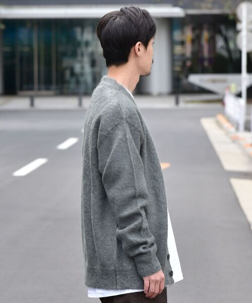 ◆【着るだけでモダンな雰囲気！roberto collina(ロベルトコリーナ)/パッチワーク編みモックネックニット】[rbc1860446] roberto collina &frasl; ロベルトコリーナ｜リブ編みウール