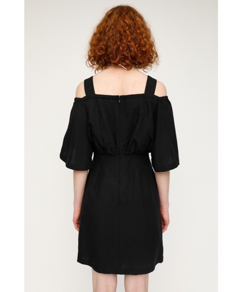 SLY（スライ）の「OPEN SHOULDER OP オープンショルダー ワンピース（ワンピース・レディース・ブラック/カーキ/ライトベージュ・1/2）」の8枚目の写真