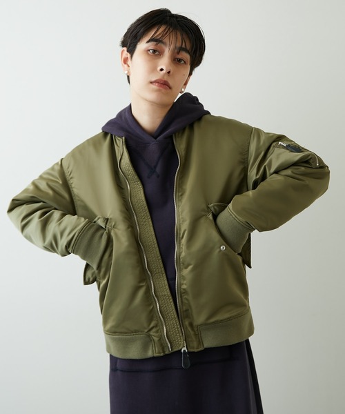 Whim Gazette ナイロンツイルMA-1（Whim Gazette(ウィムガゼット)新宿  