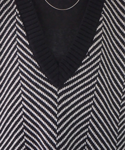 tiptop(ティップトップ)の「アソートVネックBIGベスト(ベスト・レディース・アイボリー/ダークブルー/A/B/グレイッシュベージュ/D/C/ブルー/キナリ/グリーン/ピンク/ブラウン・FREE)」の18枚目の写真