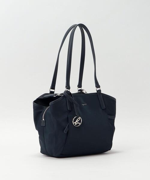 【美品】agnes b アニエスベー チャーム付きナイロンバック トートバック org.jpg