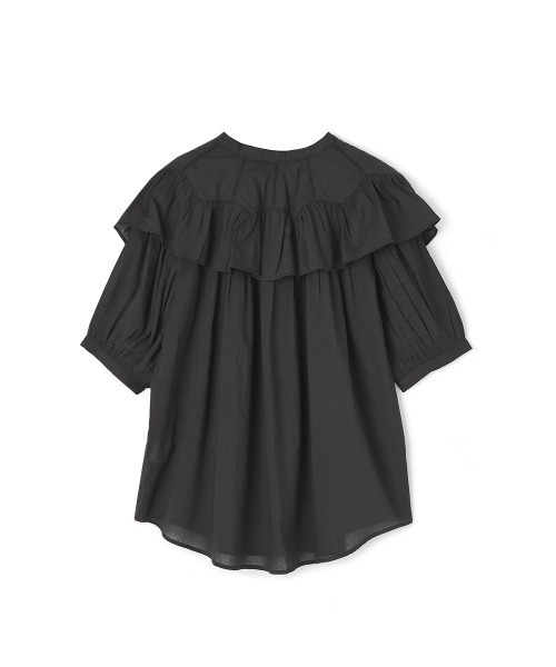 marjour（マージュール）の「BIG COLLAR BLOUSE（シャツ/ブラウス・レディース・チャコールグレー・M）」の10枚目の写真