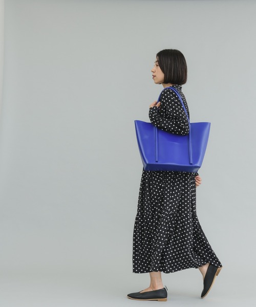 manana suerte（マニャーナスエルテ）の「BIGサイズトートバッグ（トートバッグ・レディース・ブラック/ブルー・FREE）」の4枚目の写真