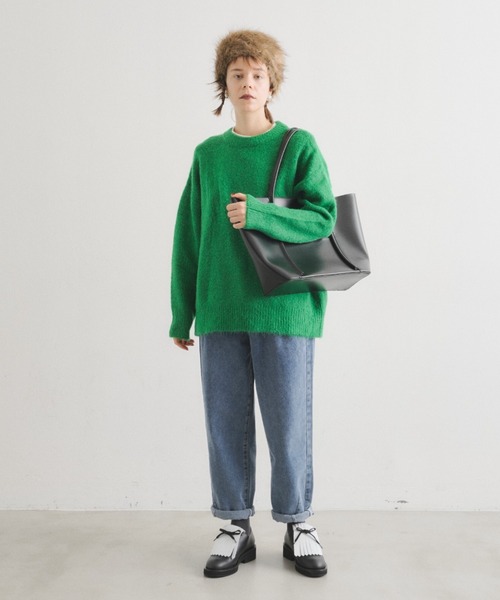 manana suerte（マニャーナスエルテ）の「BIGサイズトートバッグ（トートバッグ・レディース・ブラック/ブルー・FREE）」の15枚目の写真