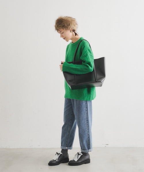 manana suerte（マニャーナスエルテ）の「BIGサイズトートバッグ（トートバッグ・レディース・ブラック/ブルー・FREE）」の16枚目の写真