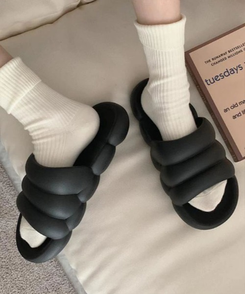 厚底ブーツサンダル　専用 セール】【SETUP7】やわらか厚底ルームスリッパ KNF142