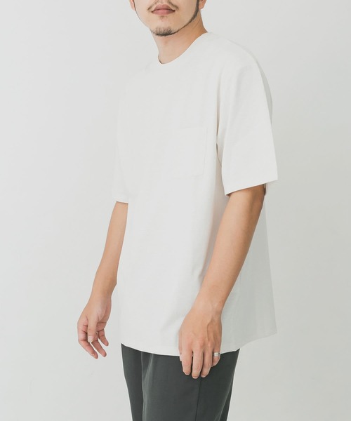 EKAL(エカル)の「EKAL Ice Summer Short-Sleeve T-shirts(Tシャツ/カットソー・メンズ・オフホワイト/チャコールグレー・LARGE/MEDIUM)」の10枚目の写真