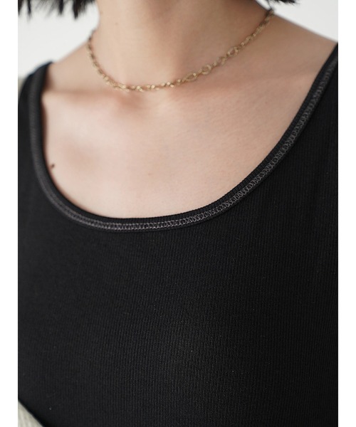 AMERICAN HOLIC（アメリカンホリック）の「配色ステッチタンクトップ（タンクトップ・レディース・チャコールグレー/ブラック/ラベンダー・M/L）」の20枚目の写真