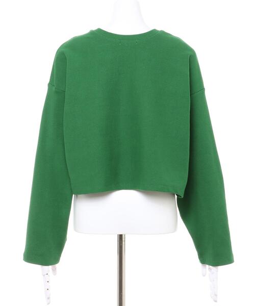 MLI'A（エムリア）の「スナップボタンカーディガン（カーディガン/ボレロ・レディース・ブラック/グレー/アイボリー/グリーン/ダークグリーン/バーガンディー/イエロー・M）」の14枚目の写真