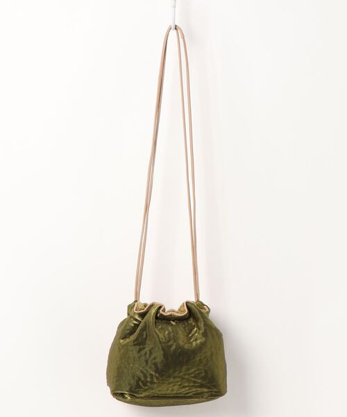 mystic（ミスティック）の「キャセ ジャガードリバーシブル巾着（トートバッグ・レディース・グリーン/ブラウン・ONE SIZE）」の4枚目の写真