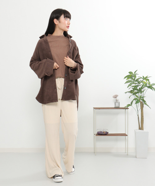 VENCEEXCHANGE（ヴァンスエクスチェンジ）の「プリーツパンツ（その他パンツ・レディース・チャコールグレー/ライトグレー/オフホワイト・M）」の12枚目の写真