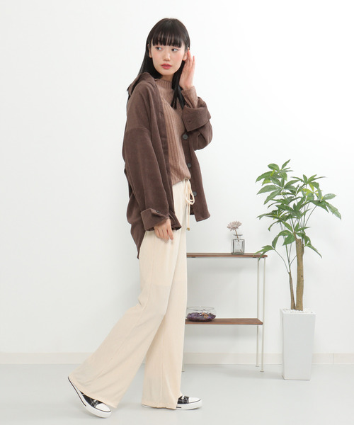 VENCEEXCHANGE（ヴァンスエクスチェンジ）の「プリーツパンツ（その他パンツ・レディース・チャコールグレー/ライトグレー/オフホワイト・M）」の13枚目の写真