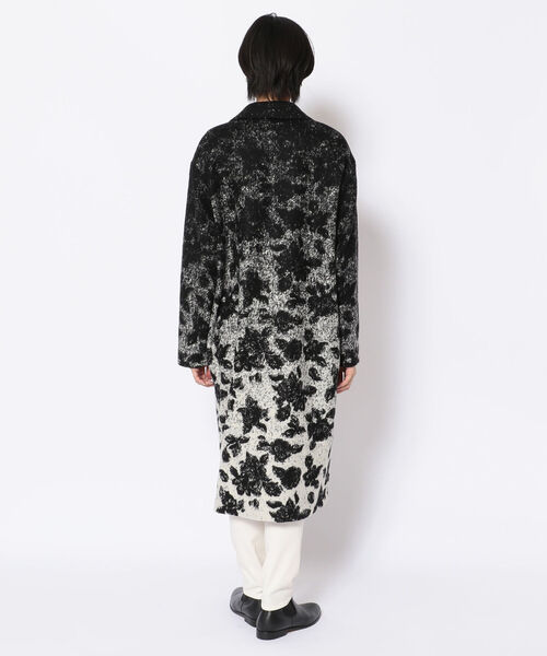 ottod'Ame（オットダム）の「ottod'Ame/オットダム/COAT FLOWER（ステンカラーコート・レディース・ブラック・42）」の4枚目の写真