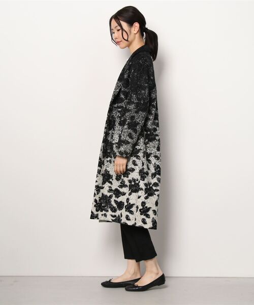 ottod'Ame（オットダム）の「ottod'Ame/オットダム/COAT FLOWER（ステンカラーコート・レディース・ブラック・42）」の13枚目の写真