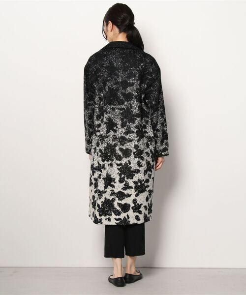 ottod'Ame（オットダム）の「ottod'Ame/オットダム/COAT FLOWER（ステンカラーコート・レディース・ブラック・42）」の14枚目の写真
