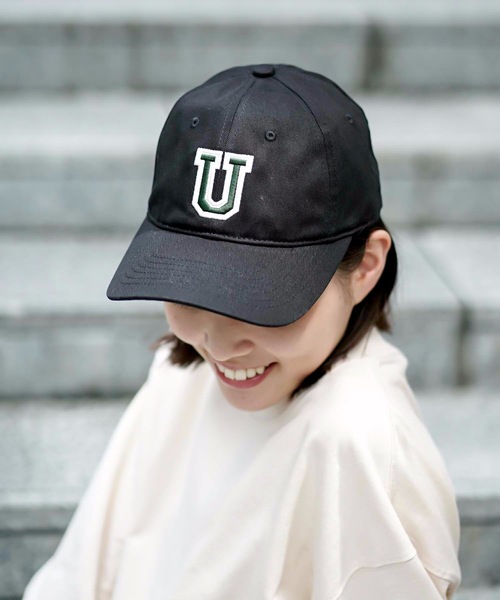 UNIVERSAL OVERALL（ユニバーサルオーバーオール）の「【UNIVERSALOVERALL/ユニバーサルオーバーオール】オールドワッペンBBキャップ（キャップ・メンズ・ブラック/ダークグリーン/アイボリー・FREE）」の9枚目の写真