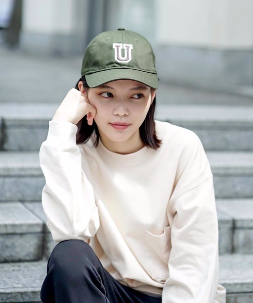 UNIVERSAL OVERALL（ユニバーサルオーバーオール）の「【UNIVERSALOVERALL/ユニバーサルオーバーオール】オールドワッペンBBキャップ（キャップ・メンズ・ブラック/ダークグリーン/アイボリー・FREE）」の18枚目の写真